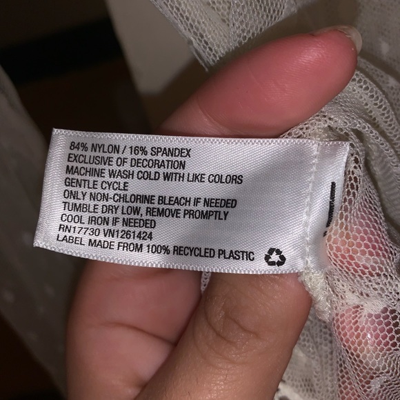 Long sleeve sheer top - Picture 6 of 6